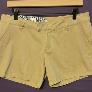 Volcom Tan Shorts Classic Cotton Blend